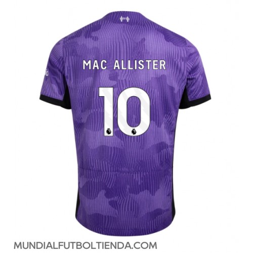 Camiseta Liverpool Alexis Mac Allister #10 Tercera Equipación Replica 2023-24 mangas cortas